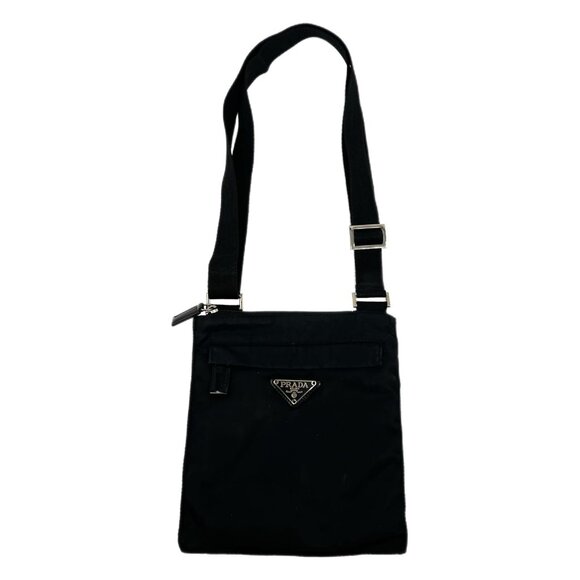Prada Black Adjustable Strap Nylon Crossbody Bag | Good Condition - Picture 1 of 10